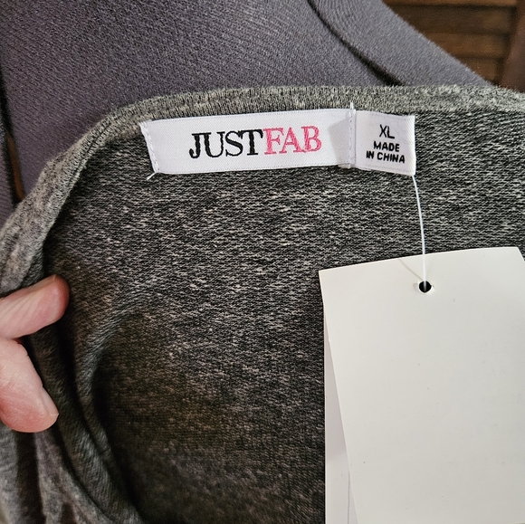 NWT Justfab grey sweater dress. - Picture 8 of 12